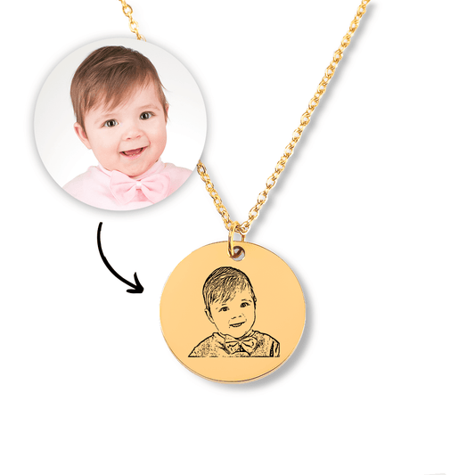Baby Portrait Necklace - Bijouxelry